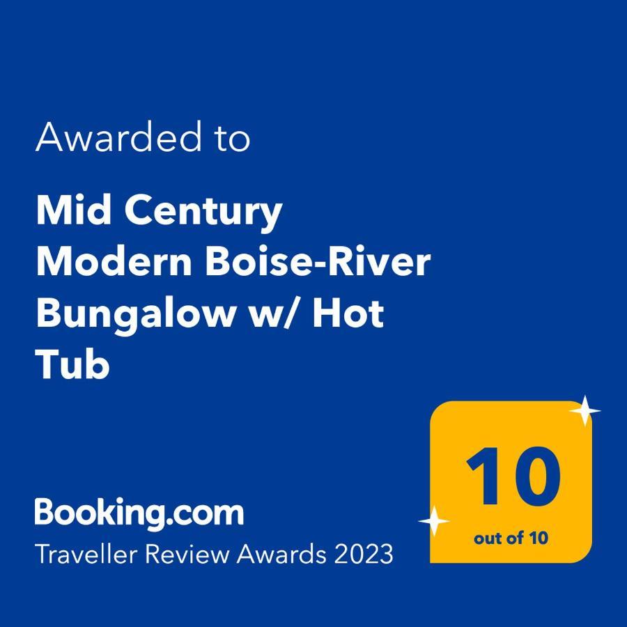 Mid Century Modern Boise-River Bungalow W/ Hot Tub Esterno foto